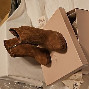 BCBGenerations Joesana Dark Spice Suede Boots. 5" High. Size 7.5